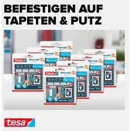 Tesa Klettstreifen Powerstrips CLICK Small 1,8 kg 2 St.