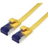 Value Patchkabel Cat.6A (Class EA) FTP, extra-flach, gelb, 2 m