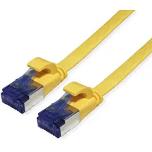Value Patchkabel Cat.6A (Class EA) FTP, extra-flach, gelb, 2 m