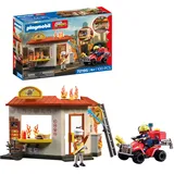 Playmobil City Action Feuerwehr-Quad mit Burger-Bude 72195