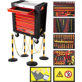 KS Tools PERFORMANCEplus e10 mit isolierten Werkzeugen für Hybrid- und Elektrofahrzeuge, 164 tlg.