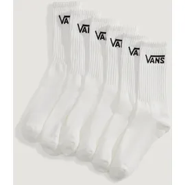 Vans Classic Crew Socken 6 Paar Weiß 34,5-38