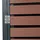 Mendler Mülltonnenverkleidung HWC-K14 124 x 265 cm braun
