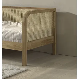 Home Affaire Bett Olive 90 x 200 cm Eiche natur beige