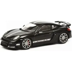 SCHUCO 450758900 1:43 Porsche Cayman GT4, schwarz