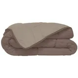 Poyet-Motte Hudson Duvet, L Gere Mikrofaser 200g/m 220x240cm Taupe Leinen 200 g/m2 220 x 240 cm - Poyet Motte