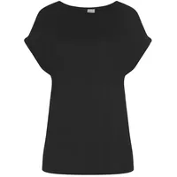 LASCANA Kurzarmshirt Damen schwarz Gr.32/34