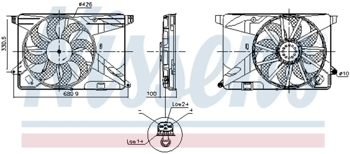 Ventilador NISSENS 850124