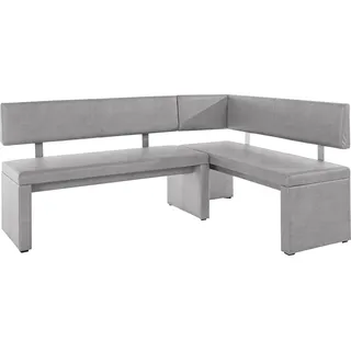 Eckbank »Charissa«, in 3 Größen, verschiedene Qualitäten grau Sitzbänke, 96230268-0 B/H/T: 190 cm x 90 cm x 140 cm