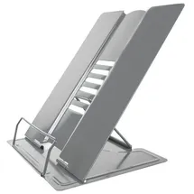 Intirilife Buchständer Metall 21 x 16,5 x 20,3 cm Grau 1 St.