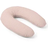 Doomoo Stillkissen Buddy - mit Mikroperlen-Füllung inkl. Organic Cotton Bezug 180 cm - Cloudy Pink