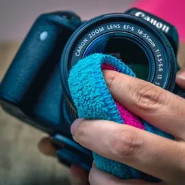 KOCHBLUME Microfasertuch 30 x 30cm rot-orange