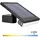 EDM LED Solar Wandleuchte schwarz 6 W 720 lm Dämmerungssensor