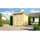 Weka Gartenhaus 264 2,35 x 2,09 m natur