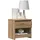 vidaXL Nachtschrank Artisan-Eiche 40 x 30 x 39 cm Braun