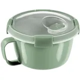 Curver Smart to Go Soup 0.9L, 250943 (0.90 L umweltfreundlich, grün, 100% recyceltes Material, 15,7 x 15,7 x 9,6 cm