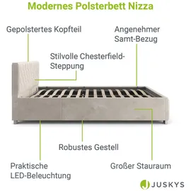 Juskys Nizza 140 x 200 cm beige