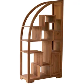 Tikamoon Bücherregal 40 x 30 x 180 cm Beige