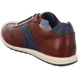 Bugatti Denim Schnürschuhe in cognac | Gr.: 40