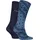 Levi's Reg Cut Bandana Print Socken 2 Paar Blau 43-46