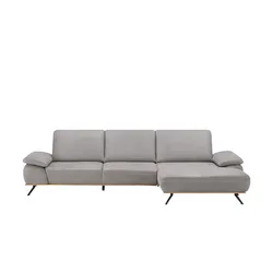 meinSofa Elementgruppe  Fiona ¦ grau ¦ Maße (cm): B: 322 H: 89 T: 187.0