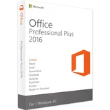 Microsoft Office 2016 Professional Plus (Online Aktivierung)