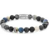 Rebel & Rose Mountain High Herren-Armband Edelstahl silberfarben RR-80114-S Größe 19 cm