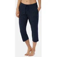 SCHIESSER Damen Schlafhose 3/4 Lang Kurz Baumwolle - Mix