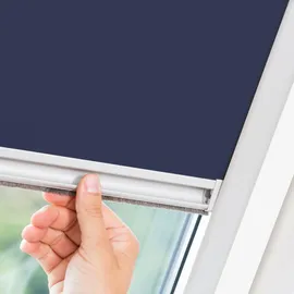 Lichtblick Dachfensterrollo Skylight 38,3 x 80 cm blau