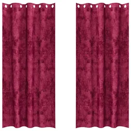 vidaXL Vorhang, Velvet Vorhänge 140 cm Samt