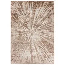 mazovia Abstraktes Vintage Designer Teppich - Kurzflor - Weich Teppich für Wohnzimmer, Esszimmer - ÖKO-TEX Wohnzimmerteppich - Teppiche Beige 240 x 330 cm
