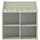 OEM Kinderbücherregal Book Nook 71 x 76 x 33 cm MDF grün