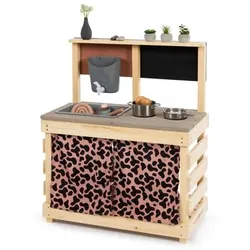 MUDDY BUDDY® Matschküche Big Leo, natur-puderrosa