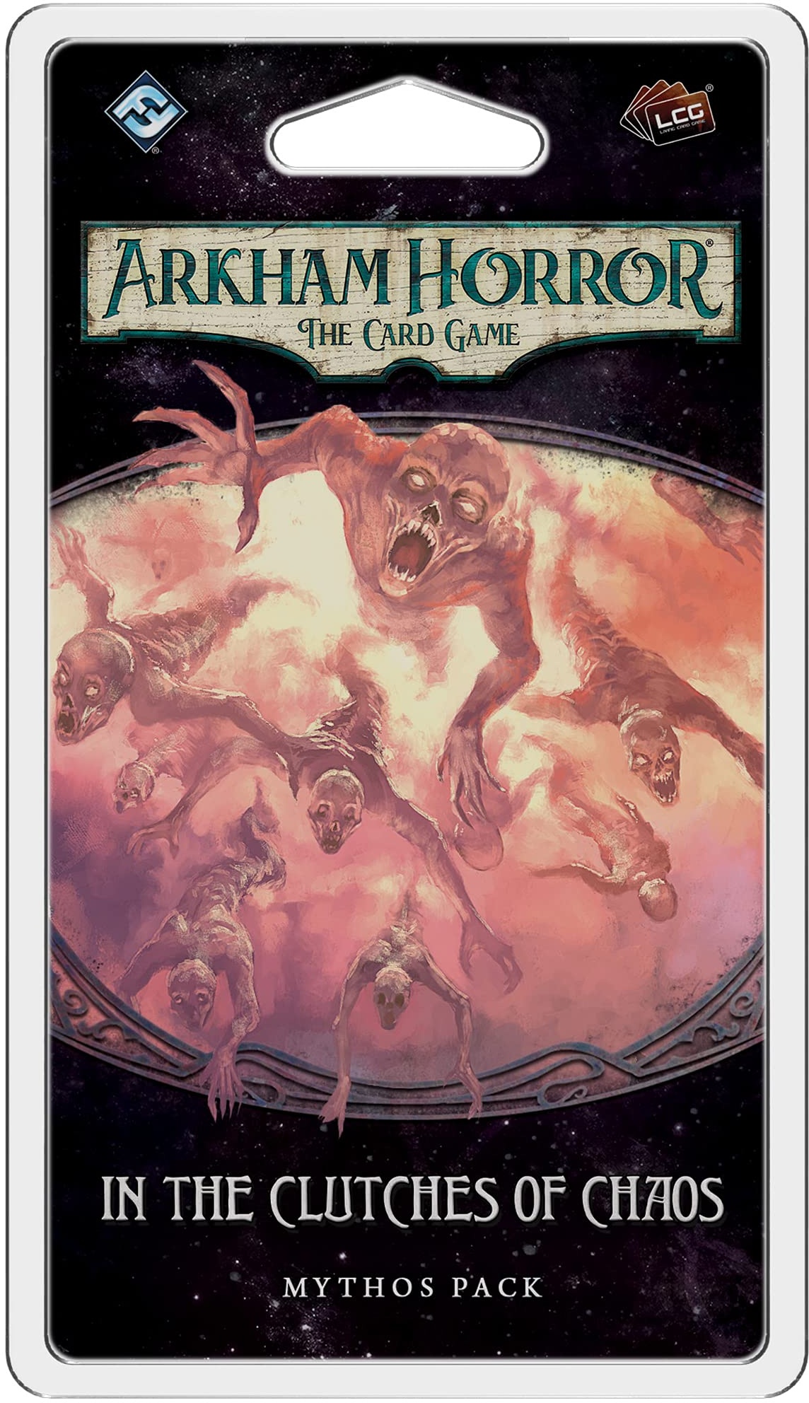 Fantasy Flight Games , Arkham Horror The Card Game: Mythos Pack - 4.5. In The Clutches of Chaos, Card Game, Ages 14+, 1 to 4 Players, 60 to 120 Minutes Playing Time