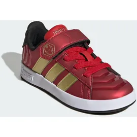 adidas Grand Court Kinder Gold/Rot/Schwarz 36