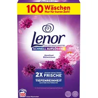 Lenor Vollwaschmittel Pulver Amethyst Blütentraum, 100 Wl