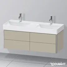 Duravit Waschtischunterschrank 4 Auszüge 118,4 x 39,7 cm Taupe Seidenmatt