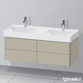 Duravit Waschtischunterschrank 4 Auszüge 118,4 x 39,7 cm Taupe Seidenmatt