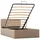 vidaXL Stauraumbett 100 x 200 cm Cappuccino-Braun