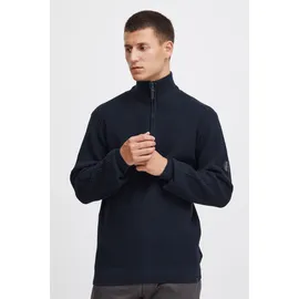 Indicode Troyer IDRevillan", Herren, Gr. L, blau (navy), Obermaterial: 46% Baumwolle CO recyc.. 34% Baumwolle CO. 20% Polyester PES., Pullover Troyer
