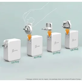 j5create 130W GaN 4-Port Charger