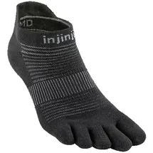 injinji Run Lightweight No-Show Sneakersocken Schwarz 40,5-44