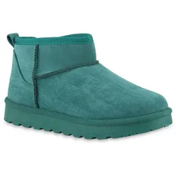 Damen Winter Boots in Grün