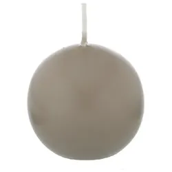 Kopschitz Kerzen Kugelkerzen Portobello Nougat, Ø 70 mm, 12 Stück, dt. Kerzen in RAL Kerzenqualität, Kein rußen und tropfen