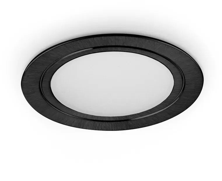 Naber 7063365 Anelli LED rund Set 5schwarz matt 3000°K Dieses Produkt enthält...