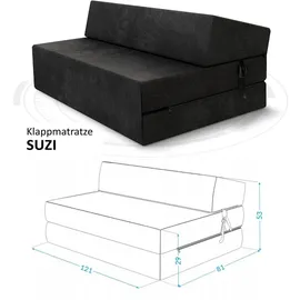 Fdm Klappmatratze Suzi 120 x 200 cm H3 Polyester 1 St.
