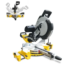 BAMATO Zug- Kapp- und Gehrungssäge KP-305 + Absauganlage AB-110 inkl. Adapter Se...