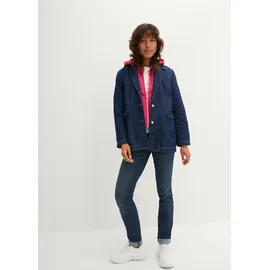 bonprix Straight-Jeans Regular Fit, mit Aufschlag, im Five-Pocket-Style blau 46