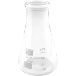 Schüttelkolben aus Borosilikatglas mit Skala