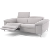 Sofanella 2-Sitzer Stoff Stella, Relaxsofa, Designsofa, Designer Couch, Italienisches Sofa, 2er Sofa weiß